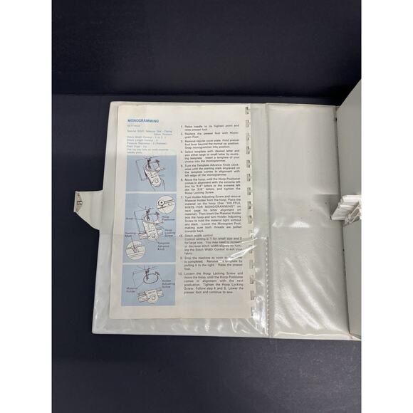 Vintage 1976 Sears Kenmore Monogrammer and Templates- Attachments - Picture 5 of 8